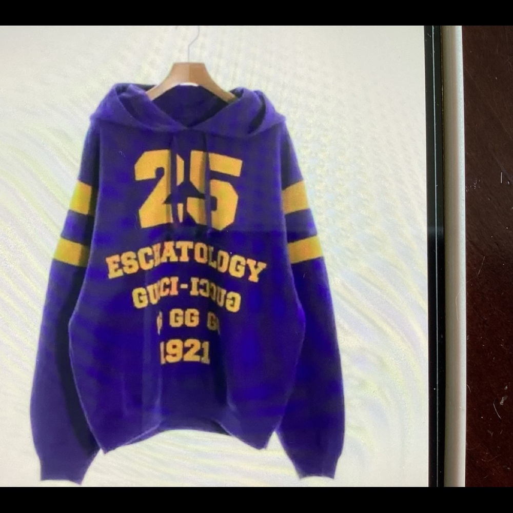 Gucci 2021 Graphic Print Hoodie